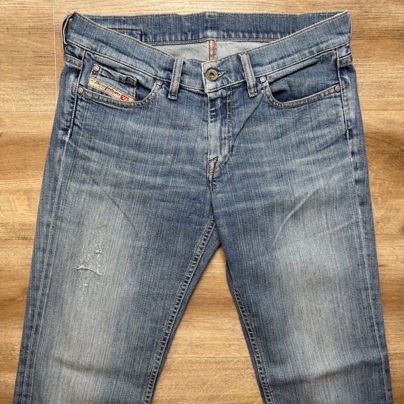 Diesel Other - Diesel Jeans Men 29x31 Blue Fanker Slim Bootcut Stretch Denim Made Italy Western